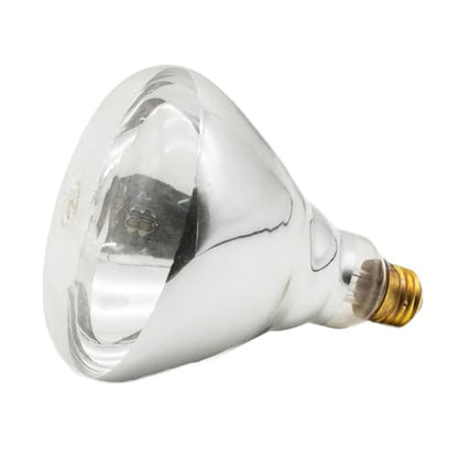 Heat Lamp Bulb Clear Infrared Light Bulb Hard Explosion-Proof Glass for Chicks, Animal Farm, Brooder, Pet, Food Heating, Light Therapy, Bathroom (120V,250W) - size: S