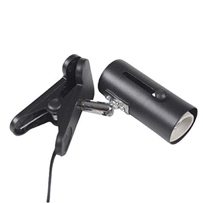 Superdream Reptile Lamp Fixture Holder, Adjustable Stand Socket for Pet Brooder Lizard Turtle Snake Aquarium Habitat Heat Lamps (Black) - color: Black