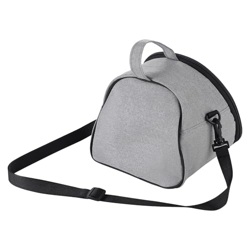 ITODA Hamster Carrier Guinea Pig Bag Breathable Outdoor Travel Bag Portable Squirrel Snake Pouch for Chinchilla Hamster Bird Bunny Hedgehog Sugar Glider Gerbil - color: Grey