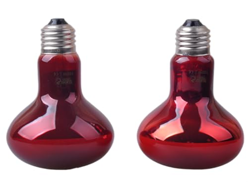 LUCKY HERP Reptile Infrared Basking Bulb,Terrarium Lighting Lamp,2-Pack (100, Watts)