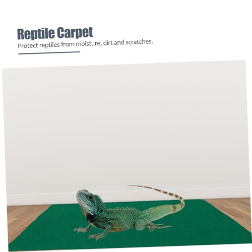 Reptile Mat Pet Box Bottom Mat for Lizard Snake Turtle Cage Liner with Heat Preservation and Simple Cleaning for Healthy Habitat