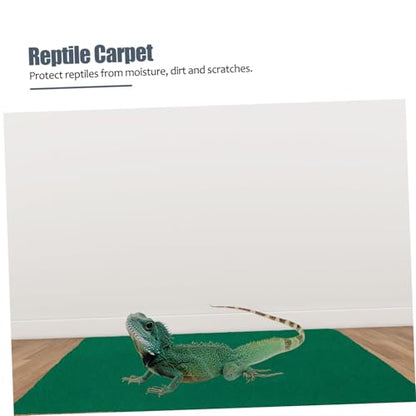 Reptile Mat Pet Box Bottom Mat for Lizard Snake Turtle Cage Liner with Heat Preservation and Simple Cleaning for Healthy Habitat