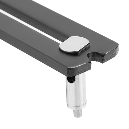 Zopsc Lamp Stand for Fish Tank, Aluminum Alloy Adjustable Height Reptile Light Stand High Stability for Aquariums (Black) - color: Black