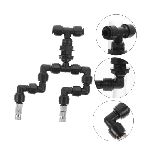 Toyvian Reptile Mister Spray Head for Tank and Garden Universal Nozzle Adjustable Spray for Ecological Landscape and Moss Spraying - size: 14.00X13.50X2.00CM