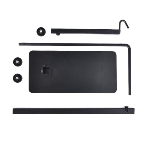 Hamiledyi Adjustable Reptile Lamp Stand 15"-25" Metal Bracket - Heavy-Duty Heat/UVB Light Holder for Reptile Terrariums, Turtle Tanks & Amphibian Habitats
