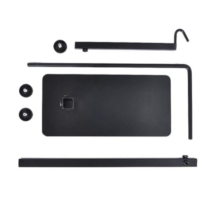 Hamiledyi Adjustable Reptile Lamp Stand 15"-25" Metal Bracket - Heavy-Duty Heat/UVB Light Holder for Reptile Terrariums, Turtle Tanks & Amphibian Habitats