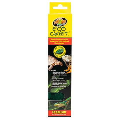 Zoo Med Green Eco Carpet 20" L X 10" W 10 Gallon