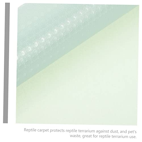 Garneck Eva Reptile Carpet for Snake Cage Bearded Dragon Tank Mat Tortoise Substrate Liner - color: Light Green
