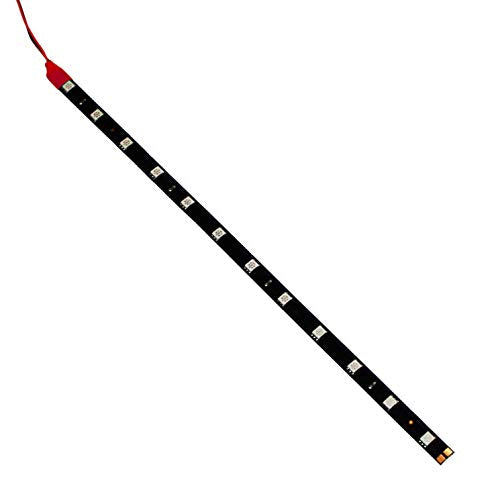 DC 12V Waterproof 1Ft 12 LED Strip Underbody Light with 6 inches Wires for Motor (Purple,Pack of 6) - color: Purple
