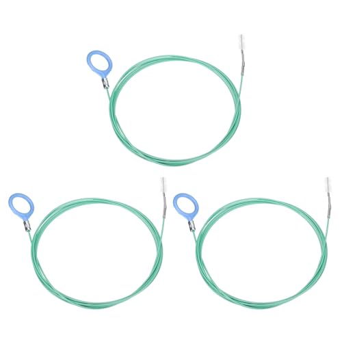 HARFINGTON 3pcs Flexible Drain Clog Remover Tool 0.08" Dia. 118" Sink Sewer Hair Drain Cleaner Tool Sink Unclogger for Kitchen Toilet Bathtub Sewer - size: 118"