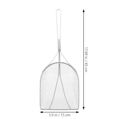 Abaodam Reptile Sand Shovel Stainless Steel Sifter with Fine Mesh for Terrarium Substrate Cleaning and Waste Removal, Sturdy Sand Scoop for Tortoise, Lizard, Gecko, and Snake Habitat