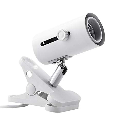Superdream Reptile Lamp Fixture Holder, Adjustable Stand Socket for Pet Brooder Lizard Turtle Snake Aquarium Habitat Heat Lamps (Write) - color: Write