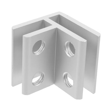 Holibanna 1set Glass Shelf Bracket Clamp for Thick Glass Sturdy Holder for Aquariums Terrariums and Planter Boxes Finish Easy Installation