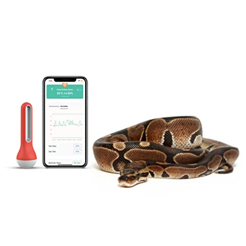 AirComfort - Wireless Thermometer Hygrometer Bluetooth Connectivity with Alarm and Data Logger for Greenhouse Growing Plants,Humidors, Home, Office, Warehouse, Tortoise Reptile Terrariums