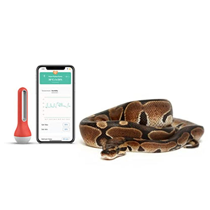 AirComfort - Wireless Thermometer Hygrometer Bluetooth Connectivity with Alarm and Data Logger for Greenhouse Growing Plants,Humidors, Home, Office, Warehouse, Tortoise Reptile Terrariums