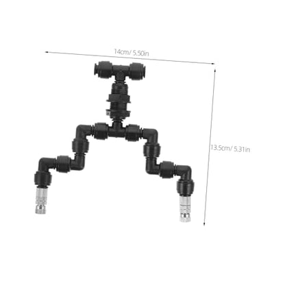 Reptile Spray Head for Tank Watering Humidity Misting Nozzle for Terrariums Design for Moss and Plants Easy Installation Compact - size: 14.00X13.50X2.00CM