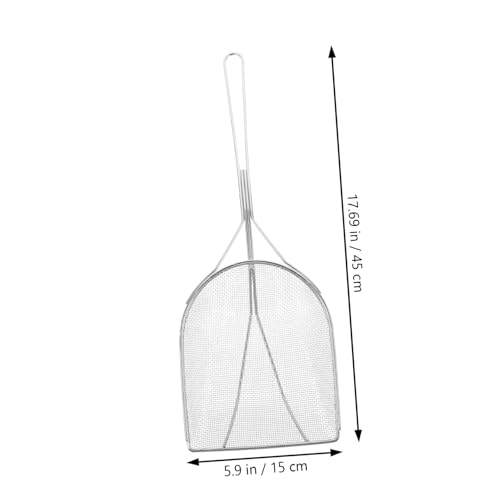VICASKY Stainless Steel Reptile Sand Shovel Fine Mesh Filtering Scoop for Turtles Lizards Snakes and Geckos for Cleaning Substrate and Waste in Terrariums