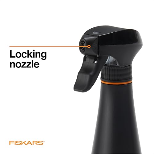Fiskars Plant Mister Spray Bottle for Indoor Plants, Gentle & Fine Water Mist for Evenly Hydrating Orchids & Ferns, 10 oz Lightweight Recycled Plastic, Ergonomic Trigger with Locking Nozzle, Black - size: Mister