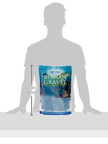 Pettex Roman Gravel Aquatic Roman Gravel, 2 Kg, Mediterranean Blue - color: Mediterranean Blue, size: 2 kg, style: 2 kg