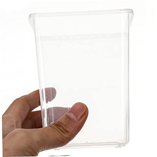 VANZACK 3pcs Reptile Habitat Enclosure for Tarantulas Snails Spiders and Ventilated Feeding Boxes for Small Pets for Breeding and Display