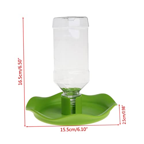 2Pcs Reptile Water Feeder Bowl Automatic Pet Drinking Tool for Spiders Hamsters and Lizards Smooth Design for Home and Pet Shops