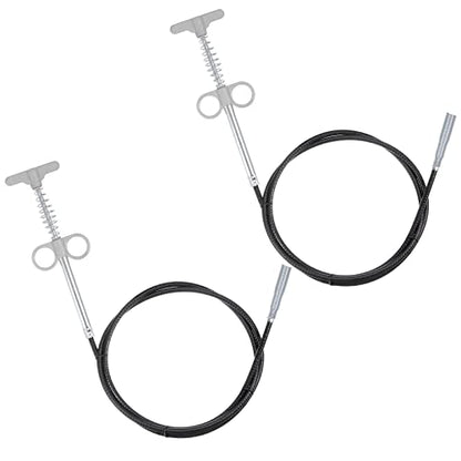 HARFINGTON 2pcs Flexible Grabber Claw Pick Up Tool 63 Inch 4 Claws Stainless Steel Sewer Cleaning Hook Unclog Sink Sewer Hair Drain Cleaner Tool Sink Unclogger for Toilet Bathtub Sewer Grey - color: Gray, size: 63 Inch