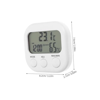 GALPADA Digital Indoor Thermometer Hygrometer for Home Mini Desktop Temperature and Humidity Gauge LCD Display for Reptile Tanks and Greenhouses
