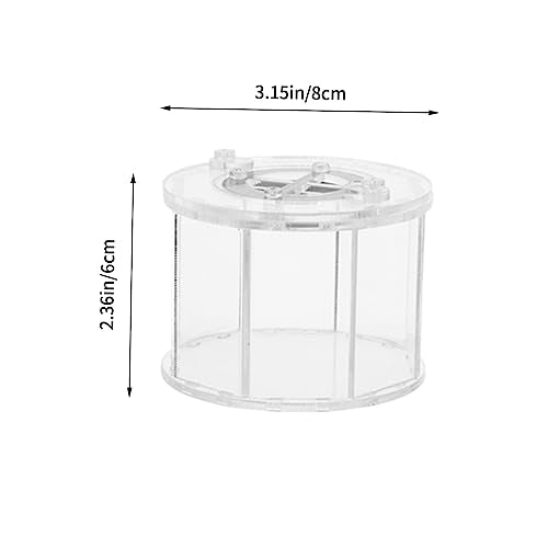 Sosoport Acrylic Reptile Viewing Box Breeding Container for Turtles Spiders Snakes Crabs