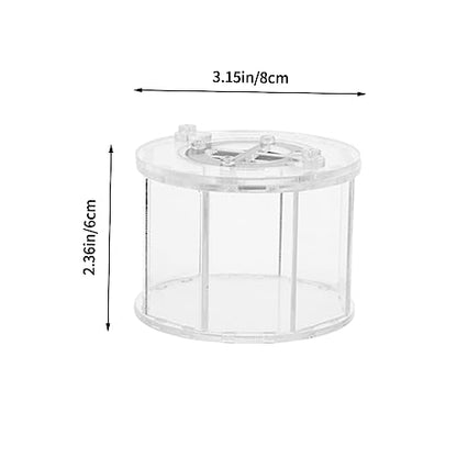 Sosoport Acrylic Reptile Viewing Box Breeding Container for Turtles Spiders Snakes Crabs