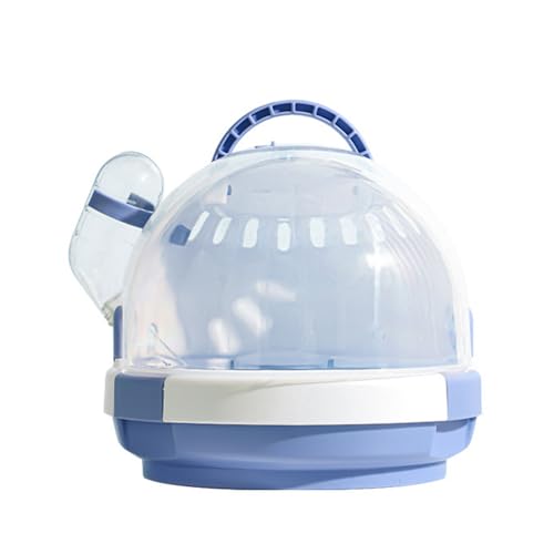 Pet for Hamster Carry Cage Small Animals Portable Travel Cage with Water Bottle Guinea Pigs Outgoing Carry Case Travel Pet House for Outdoor