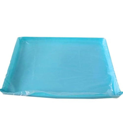Disposable Rabbit Cage Liner, Plastic Bunny Cage Mat Film to Replace Diapers Suitable for Most Rabbit, Hamster, Guinea Pigs & All Small Animals - 100PCS Universal Toilet Film, 37.4'' x 27.6'' - size: 100PCS