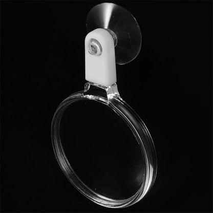 Beaupretty 4pcs Fish Tank Magnifying Glass Suction Cups Acrylic Magnifier for Aquariums and Reptile Tanks for Observing Animals and Plants
