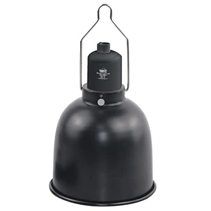 LUCKY HERP Aluminum 5.5inch Deep Dome Reptile Light Fixture, Reptile Heat Lamp Fixture for UVB Bulb Basking Heat Bulb - color: Deep Dome Reptile Light Fixture, size: 5.5 inch Non-Adjustable
