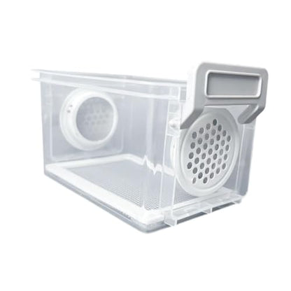 Breeding Box, Reptile Feeding Box, Transparent Terrarium, Habitat, Animal Holder for Raising Mealworms, Style B - color: style B