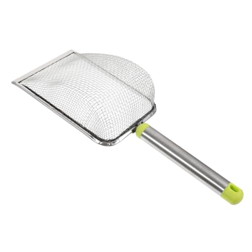 BESPORTBLE 2pcs Stainless Steel Cat Litter Scoop Fine Mesh for Easy Cleanup of Pet Waste Shovel for Cat Litter and Reptile Excrement for Maintaining Spaces
