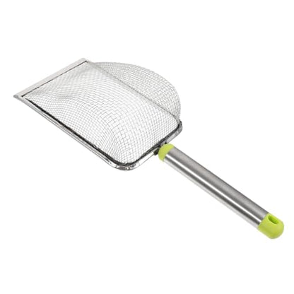 BESPORTBLE 2pcs Stainless Steel Cat Litter Scoop Fine Mesh for Easy Cleanup of Pet Waste Shovel for Cat Litter and Reptile Excrement for Maintaining Spaces