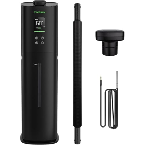 VIVOSUN AeroStream H09 Intelligent Wi-Fi Humidifier, 2.38 Gal / 9 L Humidifier with Temp & Humidity Probe, Smart Remote Control, Designed for Growers - size: 9 L