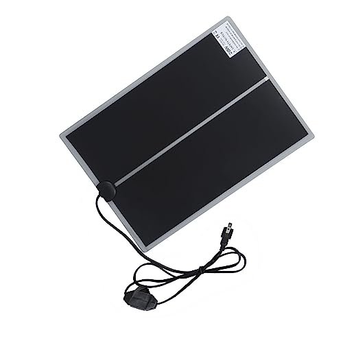 Fdit Reptile Terrarium Heat Pad, Adjustable Temperature Under Tank Heater for Snake Lizard, Watertight PET Heating Mat for Pet Warmth and Comfort (20W) - size: 20W