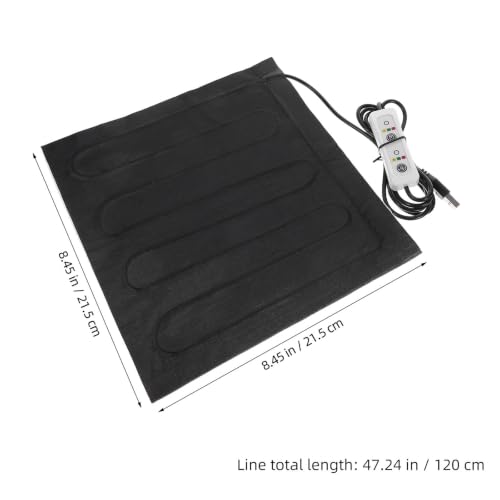 Reptile Heating Pad Low Energy Consumption Electric Heated Mat with Adjustable Temperature, Waterproof Cloth Material for Small Reptiles and Snakes for Home and Travel Use