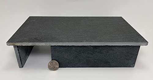 TheFrogHouse Slate Stone Reptile Hide 10x6x3 Natural Cave Decor
