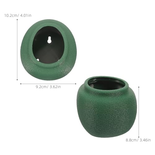 Terrarium Mini with Frog Cup Suction Egg-Shaped Stability Plastic Habitat Cage Decor Ventilated Design Amphibian for Indoor