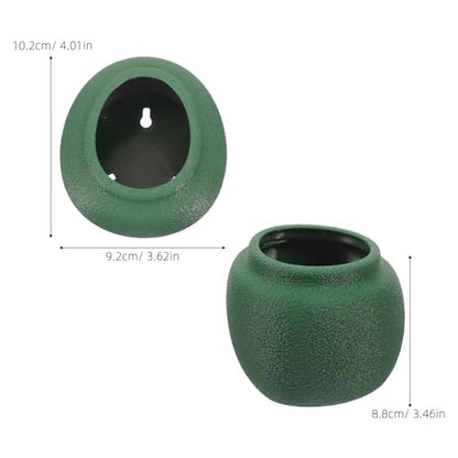 Terrarium Mini with Frog Cup Suction Egg-Shaped Stability Plastic Habitat Cage Decor Ventilated Design Amphibian for Indoor