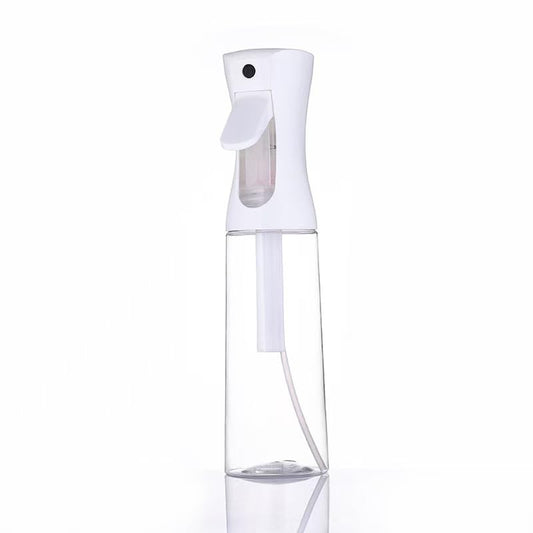 ZALUJMUS Ultra Fine Mist Spray Bottle, 200ml Continuous Sprayer, Plastic Reusable Container for Hair, Travel Size, Hand Wash Care, Sport Theme (Transparent) - color: Transparent