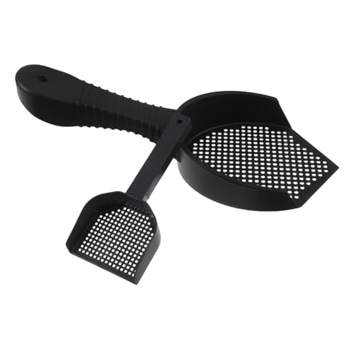 TOYANDONA 2pcs Cat Litter Scoop Set Ergonomic Plastic Scooper Fine Sifting Design for Easy Waste Removal Litter Boxes and Reptile Terrariums and Comfortable Grip