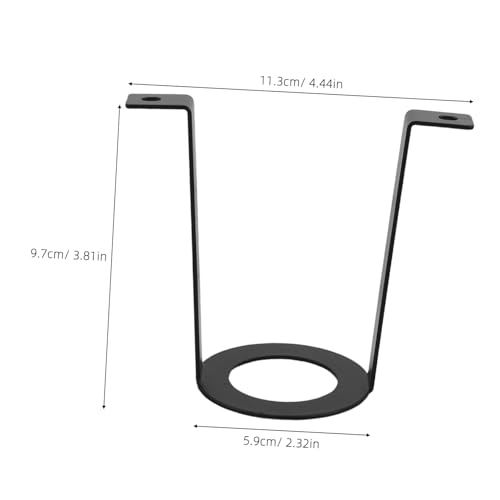DOITOOL 2pcs Reptile Lamp Fixture Holder with U-Shaped Metal Bracket for Terrarium Lighting, Adjustable Heat Lamp Stand Compatible with Glass Enclosures for Lizards and Amphibians