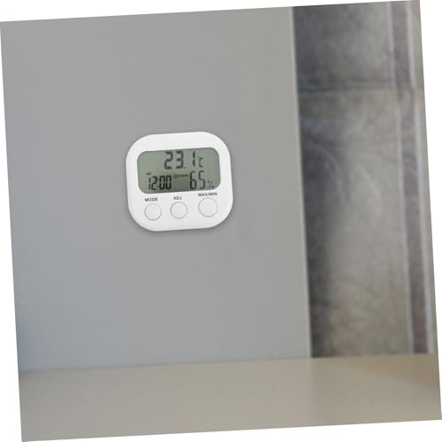 GALPADA Digital Indoor Thermometer Hygrometer for Home Mini Desktop Temperature and Humidity Gauge LCD Display for Reptile Tanks and Greenhouses