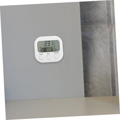 GALPADA Digital Indoor Thermometer Hygrometer for Home Mini Desktop Temperature and Humidity Gauge LCD Display for Reptile Tanks and Greenhouses