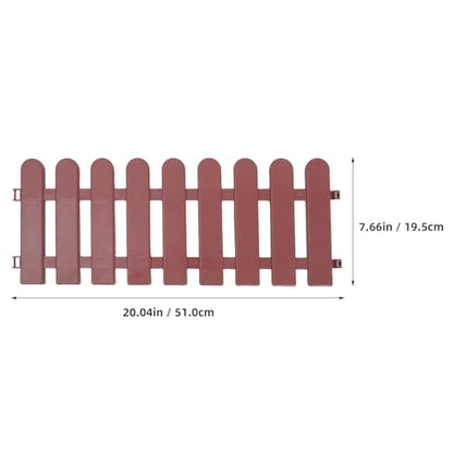DECHOUS 4pcs Tortoise Enclosure Plastic Fence 50x20cm Outdoor Pet Playpen Small Animal Barrier for Lawn Garden Yard Turtle Habitat