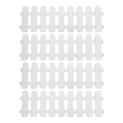 Uonlytech 4pcs Outdoor Tortoise Enclosure Fence Panels, Plastic Reptile Playpen 50cm Length X 20cm Height, Small Animal Pet Safety Gate for Turtle and Bunny Outdoor Grazing