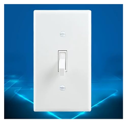 Toggle Dimmer Switch for Dimmable LED, CFL and Incandescent Light Lamp Bulbs, Single Pole or 3-Way, Full Control with Preset, Rocker Paddle, Wall Plate Included, UL Listed, 2 Pack, Glossy White indust